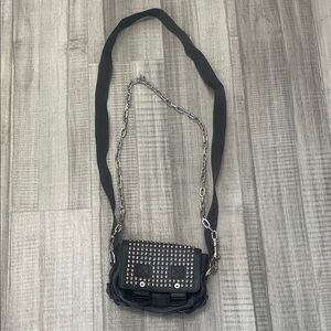 Zadig & Voltaire Black Studded Crossbody Bag